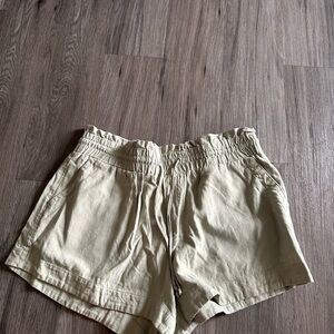 Women's Light Green Shorts